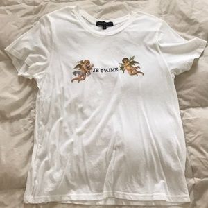 ⚡️PACSUN | je t’aime angel tshirt